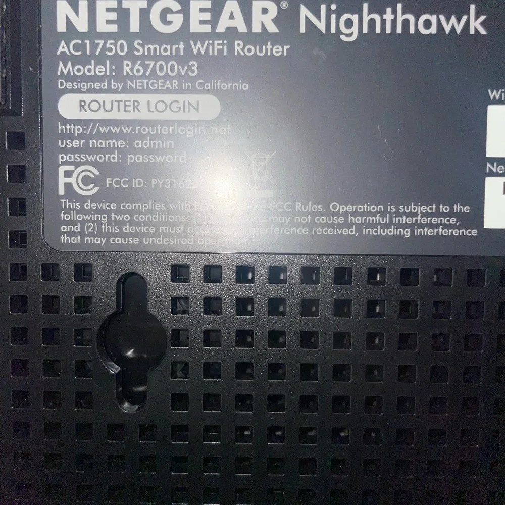 NETGEAR Black Wireless Router with LED Indicator - Picture 2 of 2